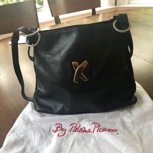 Navy Paloma Picasso Shoulder Bag